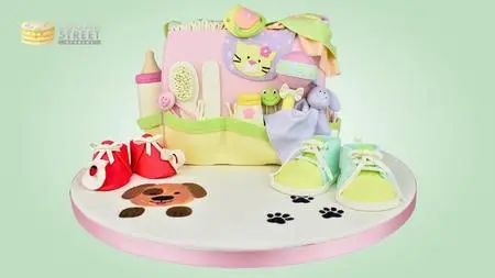 Baby Bag Novelty Cake for Cake Decorators