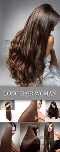 Stock Photo - Long Hair Woman