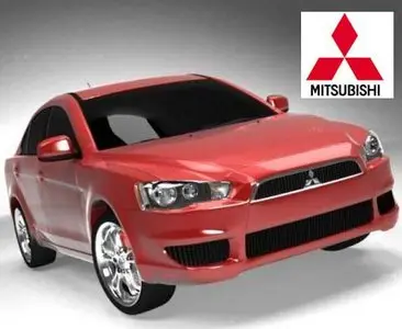 3D model of Mitsubishi Lancer Evolution