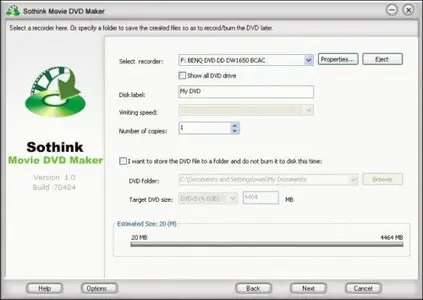 Portable Sothink Movie DVD Maker Pro v3.5
