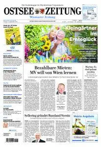 Ostsee Zeitung Wismar - 14. September 2018