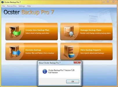 Ocster Backup Pro 7.20