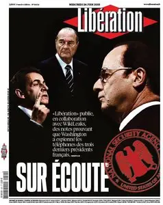 Libération du Mercredi 24 Juin 2015