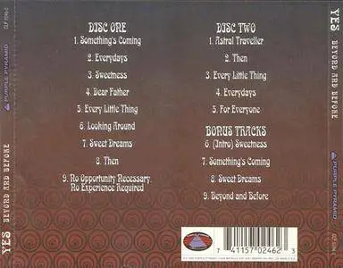 Yes - Beyond And Before: The BBC Recordings 1969-1970 (2 CD) (1998) {Purple Pyramid} **[RE-UP]**
