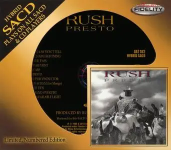 Rush - Presto (1989) [Audio Fidelity 2014] (Re-up)