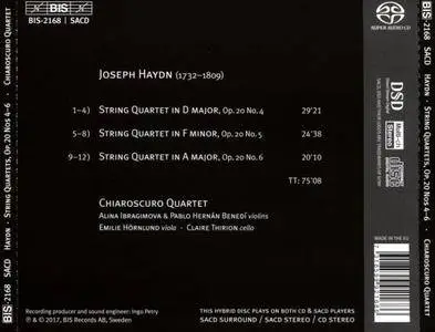 Chiaroscuro Quartet – Haydn: 'Sun' Quartets Op. 20 Nos. 4-6 (2017)