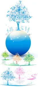 Colorful Vector Tree