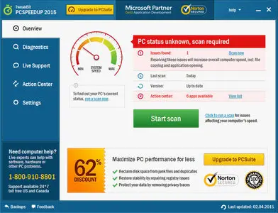 TweakBit PCSpeedUp 1.6.8.5