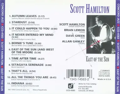 Scott Hamilton - East Of The Sun (1993)