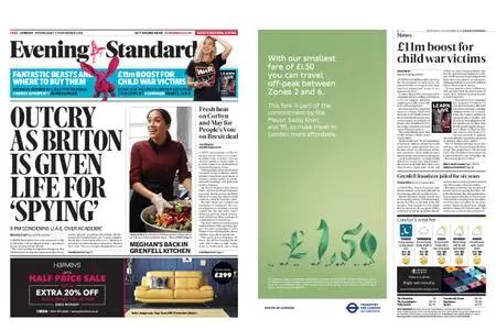 London Evening Standard – November 21, 2018