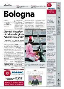 la Repubblica Bologna - 2 Luglio 2018