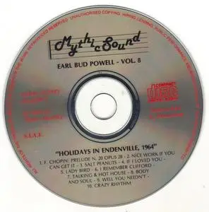 Bud Powell - Holidays In Edenville, 64 (1989) {Mythic Sound ‎MS 6008-2}