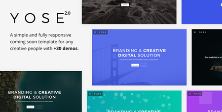 ThemeForest - Yose v2.0 - Responsive Coming Soon Template - 10350951