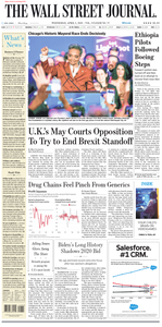 The Wall Street Journal – 03 April 2019