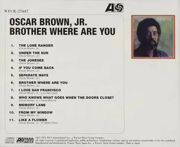 Oscar Brown, Jr. - Brother Where Are You (Japan Edition) (1974/2013)