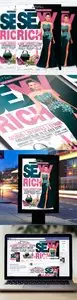 Flyer Template - Sexy Rich plus Facebook Cover