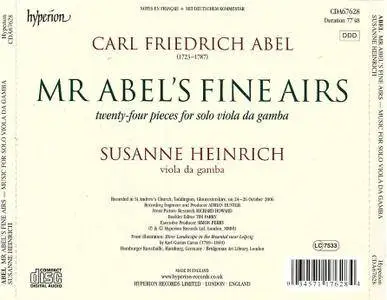 Susanne Heinrich -  Mr Abel’s Fine Airs - Carl Friedrich Abel: Music for solo viola da gamba (2007)