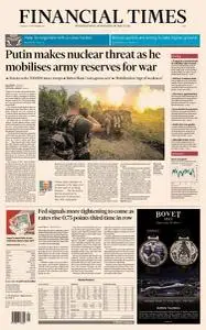Financial Times Asia - September 22, 2022
