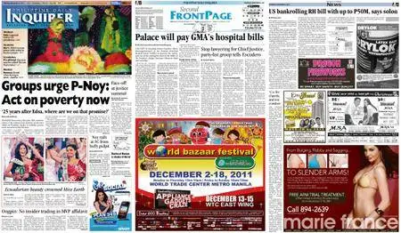 Philippine Daily Inquirer – December 05, 2011