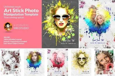 CreativeMarket - Artistic Photo Manipulation Template