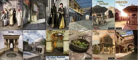 Middle Eastern 3D Models Collection for Daz Studio