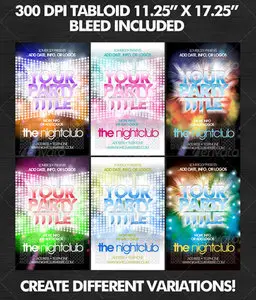 GraphicRiver Flashy Nightclub / Event Poster-Flyer