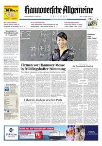 Hannoversche Allgemeine Zeitung - 21.04.2012