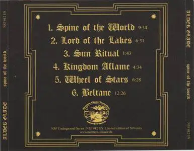 Alder Glade - Spine Of The World (2017)
