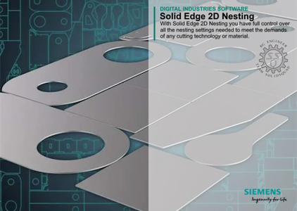 Siemens Solid Edge 2024.2310 2D Nesting
