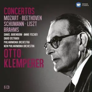 Otto Klemperer - Concertos: Mozart, Beethoven, Schumann, Liszt, Brahms (6CDs, 2013)