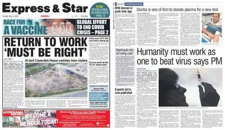 Express and Star Sandwell Edition – May 05, 2020