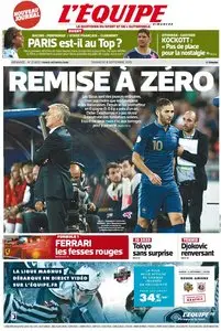 L'Equipe du Dimanche 8 Septembre 2013