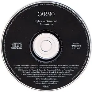 Egberto Gismonti - Amazonia (1990) {Carmo} [Re-Up]