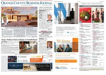 Orange County Business Journal – October 28, 2019