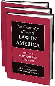 The Cambridge History of Law in America 3 Volume Set