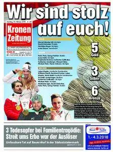 Kronen Zeitung Oberösterreich - 25. Februar 2018