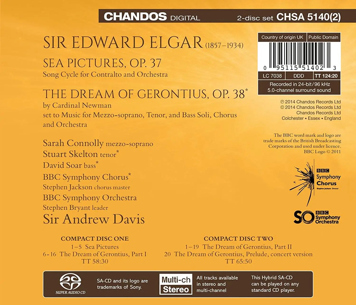 Bbc symphony orchestra. Foreigner - with the 21st Century Symphony Orchestra & Chorus (2018). SACD Chandos Stanford - Orchestral Songs Finley bbc Finley Baritone. SACD Chandos Stanford Revenge Hickox bbc.