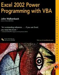 Excel 2002 Power Programming with VBA (Professional Mindware) [Repost]