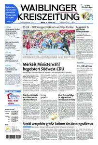 Waiblinger Kreiszeitung - 26. Februar 2018