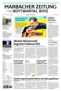 Marbacher Zeitung - 26. Februar 2018