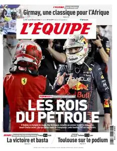 L’equipe du Lundi 28 Mars 2022