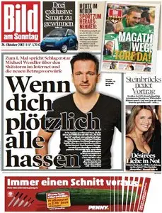 Bild am Sonntag, 28. Oktober 2012