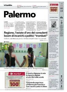 la Repubblica Palermo - 31 Agosto 2018