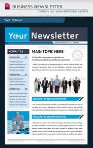 GraphicRiver Modern Business Newsletter Template A4