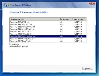 Microsoft Windows 7 SP1 AIO 9 in 1 Dicembre 2016