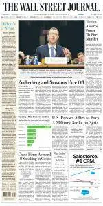 The Wall Street Journal - April 11, 2018