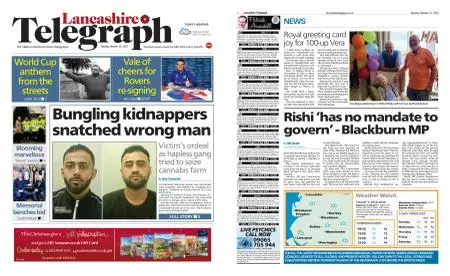 Lancashire Telegraph (Blackburn, Darwen, Hyndburn, Ribble Valley) – October 25, 2022