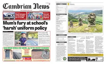 Cambrian News Arfon & Dwyfor – 10 September 2021
