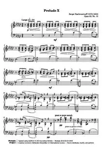 RachmaninoffS - Prelude Op. 23, No. 10