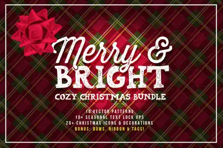 CreativeMarket - Merry & Bright Christmas Bundle